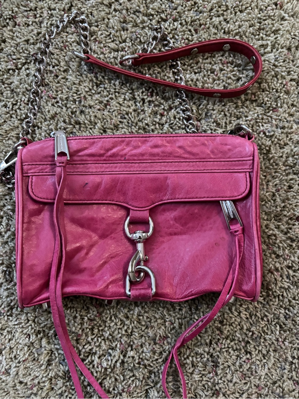 Rebecca Minkoff Mini MAC Pink Crossbody Bag